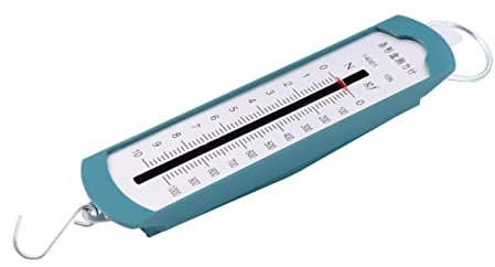 JECOMPRIS 3pcs Portable Spring Dynamometer Force Gauge Set for School Physics Experiments Bar Scale, Hook Attachment, Suitable for Mechanical Teaching and Student Use