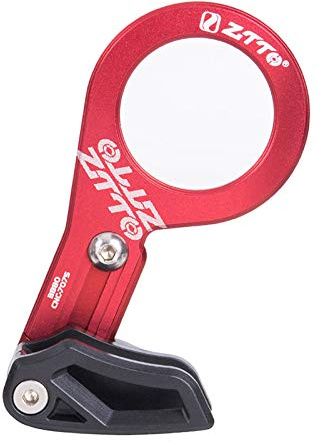 Trohollis Kettenblatt,Fahrrad Kettenblatt Fahrradkettenführung MTB Mountainbike-Kettenführung 1x-System ISCG 03 / ISCG 05 BB-Halterung für 32-40T Runde 32T-38T Oval-Kettenblatt(BB red)