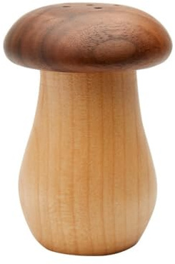 Distributeur de cure-dents en forme de champignon, boîte de rangement en bois, grande capacité, joli porte-cure-dents