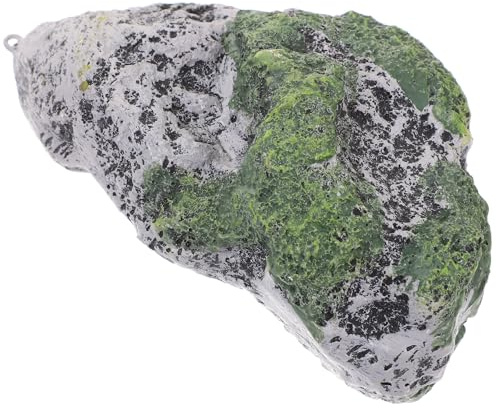 Toddmomy Pierre Flottante Décorative Mousse Naturelle, Ornement D'aquarium M Taille, Matériau Synthétique Réaliste, Décoration pour Aquarium Tropical et Bassin, Adapté aux Amateurs D'aquariophilie