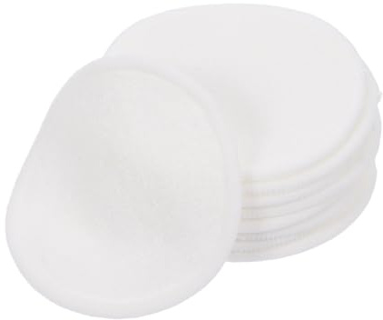 LRXIYODE Wiederverwendbare Wattepads aus Baumwolle 8cm Weich Waschbar Gesichtspads für Sanfte Make Up Entfernung und Hautpflege Reisegröße Nachhaltige Reinigung