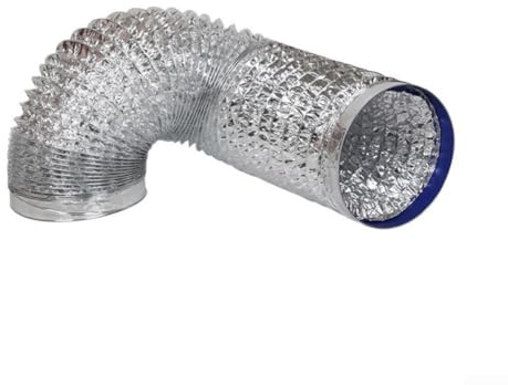 Condotto di ventilazione in alluminio da 80-200 mm, tubo di scarico retrattile per cappa, dissipazione del calore efficiente per cucine e bagni (80 mm)
