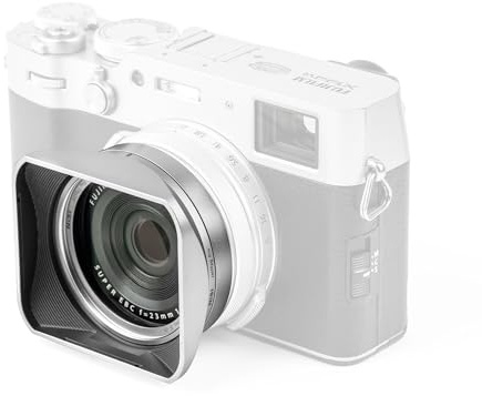 NiSi JetMag Pro Lens Hood Kit für Fujifilm X100 (Silber) – Magnetische Gegenlichtblende, NC UV-Filter 49 mm, Objektivdeckel – für X100, X100V, X100VI