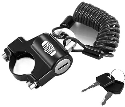 Cerradura antirrobo for casco, montaje en manillar, cerradura metálica de seguridad Compatible con motocicletas XSR155 125 XSR700, bloqueo de gancho de 22mm-26mm