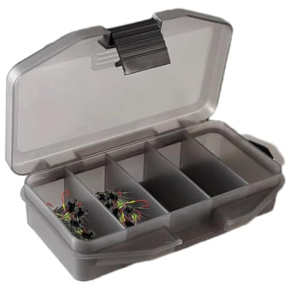 Betebox Organizer flera fack avtagbara skiljeväggar | Beteslåda lämplig för snacks, fiskelådor och betesförvaring för insjöar och floder, fiskeredskap, förvaringslåda,