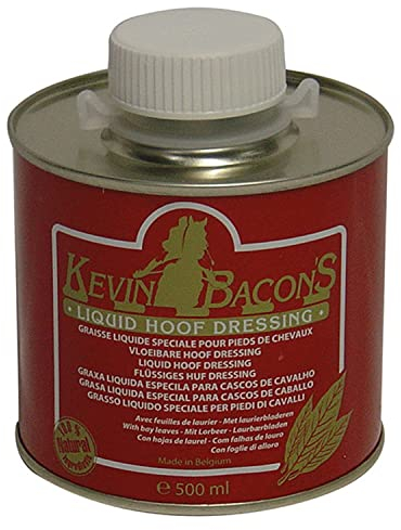 Kevin Bacon’s Liquid Hoof Dressing | 500 ml | Hufpflegeprodukt für Pferde | Öl zur Verbesserung der Hufeigenschaft | 100% natürlich | Zum Schutz des Horns vor Feuchtigkeit