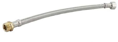 Boutté – Flexible ACS mâle-femelle fileté – Raccordement eau chaude/froide – Filetage 12x17 – Certifié ACS – Installation sanitaire