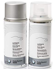 BMW Original Lackspray-Set, 2 x 150 ml, Stahlblau Metallic Code 372 51911052572
