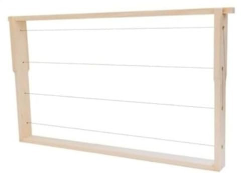 10 Stück Rähmchen Zander Hoffmann gedrahtet und geöst aus Lindenholz - Imkerei - Imkerbedarf - Honig - Beute