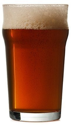 3 x Nonic Pint Glasses CE 20oz - Set of 4 | Imperial Pint Glasses, English Pub Glasses