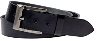 Camp David Herren Gürtel mit Dornschließe Black 95
