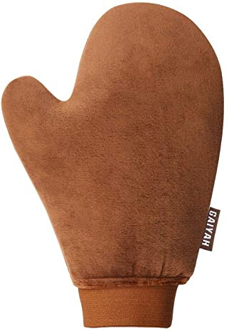 GAIYAH Selbstbräuner Handschuhe Tanning Mitt - Self Tanning Applicator Mitt mit rutschfestem elastischem Handgelenk und Daumen für Streifenfreies Bräunen