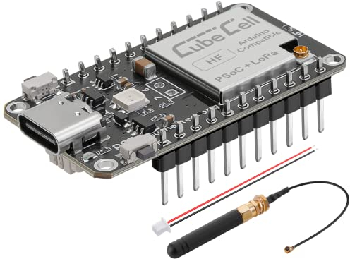 Seamuing SX1262 LoRa-Modul 863 928MHz LoRaWAN IoT Entwicklungsboard ASR6502 MCU 128 KB Flash Ultra niedriger Stromverbrauch, Solarbetrieben mit Antenne für Arduino und Intelligent Scene