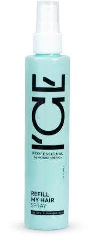 Natura Siberica Ice Refill My Hair Spray Capilar Cabello Seco 100Ml Cura dei capelli