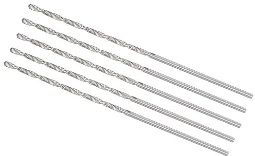CoCud Mini Brocas Helicoidales, 1.5mm Diámetro 70mm Total Longitud, Alta Velocidad Acero Brocas Helicoidales - (Aplicaciones: para Metal Plástico y Carpintería), 5uds