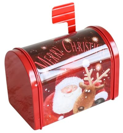 STOBOK 3piezas Caja De Dulces De Navidad Forma De Buzón Caja De y Celebraciones Para Almacenar y