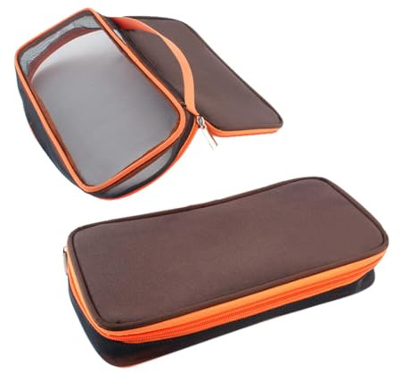 Bolsa para cubiertos, palillos, cuchara, utensilios, bolsa de camping, organizador de cubiertos, asa de transporte, cubiertos, bolsa de malla para camping, utensilios de cocina, bolsa de