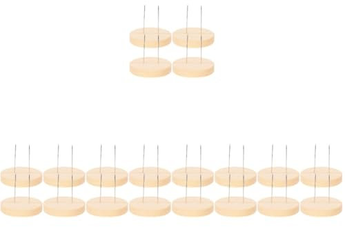 JECOMPRIS 20stücke Teiliges Puppenständer Aus Holz Mit Stabiler Basis Für Filzpuppen Vielseitiger Für -doll-display Für Dekorative Ausstellungen Und Kreative Projekte