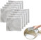 10 PCS Stainless Steel Scourers - 20x20cm Non-Scratch Wire Cleaning Pads for Pots, Pans & Sinks | Multipurpose Wet/Dry Dishwashing Cloths (Silver)