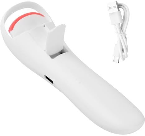 Joyan Piegaciglia riscaldato, piegaciglia riscaldare, a lunga durata e definito, 2 modalità di temperatura, cavo di ricarica USB