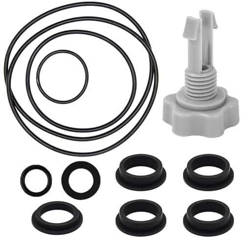 CHIHOLEN Filtre à sable 25013 - Pièces de rechange pour pompes à filtre à sable Intex, accessoires de piscine - Joints pour pompe à filtre à sable - Pièces de rechange avec 1 valve de vidange d'air et
