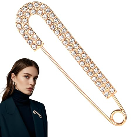 Sicherheitsnadel Brosche - Verzierte Sicherheitsnadeln Für Bekleidung - Retro-Design Verdeckungsclip Schmuck Für Festlichkeiten Damenkleider