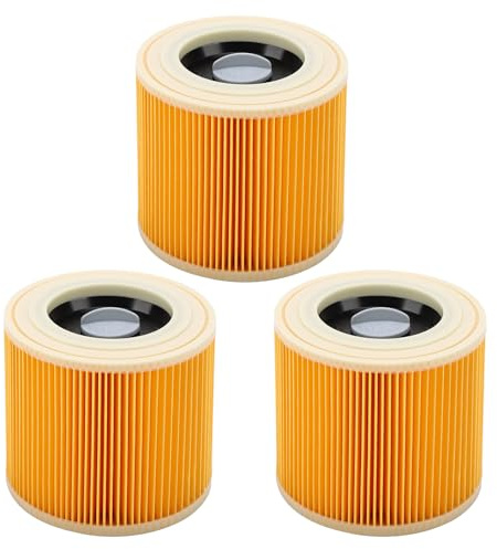 WD2 Filter Replacement Set for VC Series Vacuum Cleaners, Compatible with WD2 WD3 WD3P SE 4001 SE 4002 Wet & Dry Hoover Vacuum Cleaner Part NO.KAR64145520 (3PCS)