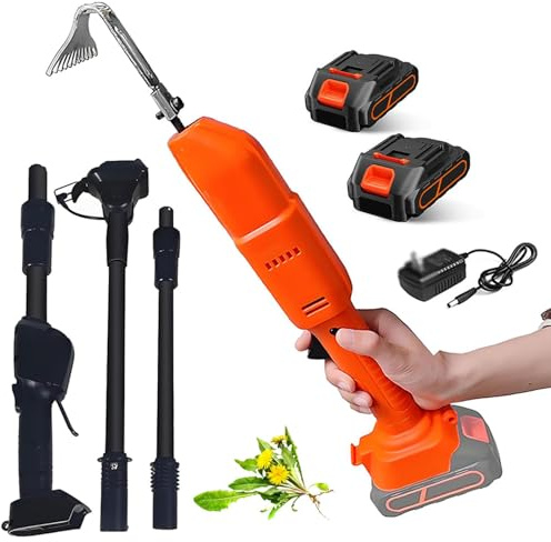 Electric Garden Hoe with Copper Motor, Safety Lock Switch & One-Hand Operation for Effortless Digging & Weeding