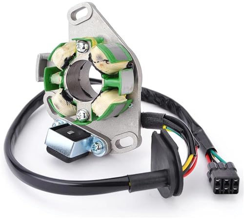 Bobina De Estator Motocicleta para Suzuki RM250 2001-2006 2002 2003 2004 2005 RM 250 RM250Z 2006 32101-37F00 32101-37F10 Imán Encendido