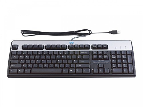 HP Standard Keyboard - Keyboard - USB - silver, carbonite - Italian