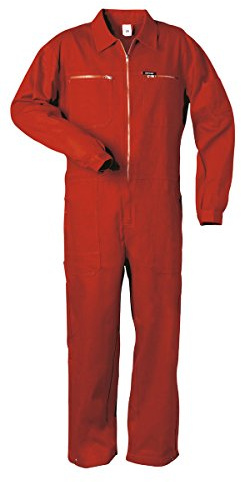 Arbeitsoverall Kombi Overall Arbeitskombi Blaumann Schutzanzug Rallyoverall ROT Gr. 54