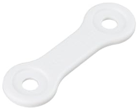 LYSEL® Nietunterlagen Jeep/VW, (BxL) 15x50mm in weiß (100 Stück)