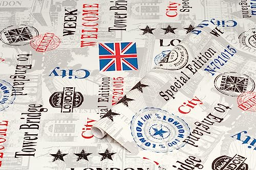 d-c-fix Pellicola Adesiva per mobili Trendyline Lindley PVC plastica vinile impermeabile decorativa per cucina, armadio, porta carta rivestimento 45 x 150 cm