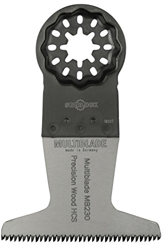 Multiblade Starlock Sägeblatt breit gebogen Japanverzahnung 65mm (Holz, Gips, Kunststoff) MB230