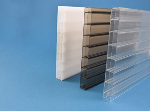 Stegplatte aus Polycarbonat |Doppelstegplatte| 16mm stark | Steg 3 Fach | klar 2100mm x 4500mm