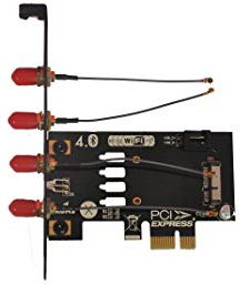 LeHang BCM94360CD BCM94331CD Adaptador de Tarjeta WiFi + Bluetooth 4.0 a PCI-E x1 (36 Pines) para PC/Hackintosh
