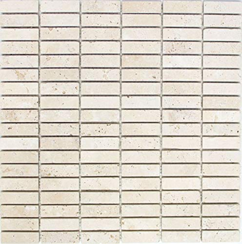 Mosaik MOS43-46158 Chiaro Travertin Carrelage en pierre naturelle Beige