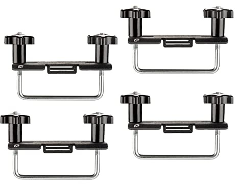 LST Dachträger Montagesatz Set Dachbox 80 mm U-Bügel Metall Pulverbeschichtet