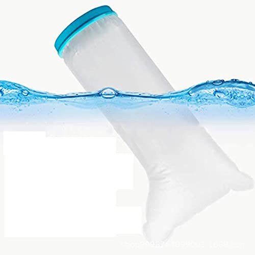 ilbcavne Protector de Vendaje Impermeable Pierna, Tobillo, Herida, Funda Protectora de Escayola Sellado de Vendaje Fundido Adulto, Reutilizable, Silicona Resistente, Mantiene Los Vendajes Secos