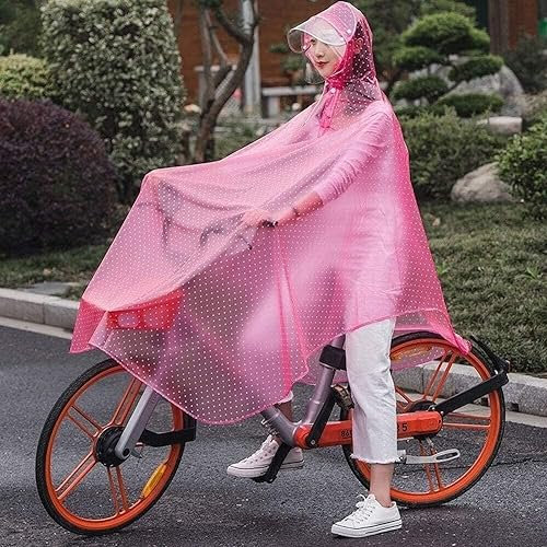 Elektro-Fahrrad-Regenmantel, Regenponcho mit Kapuze, Fahrrad-Poncho for Herren und Damen, Radfahren, Fahrrad, Regenmantel, Regenumhang, Poncho mit Kapuze, winddichter Regenmantel, Mobilitäts-Roller-Ab
