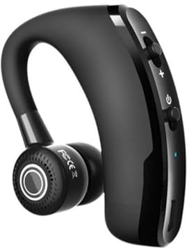 Ieron Bluetooth 4.0 Single Ear Hook Wireless Earbuds - Waterproof On-Ear Headphones with Noise Cancelling Microphone, Ideal for Business, Running, and Sports