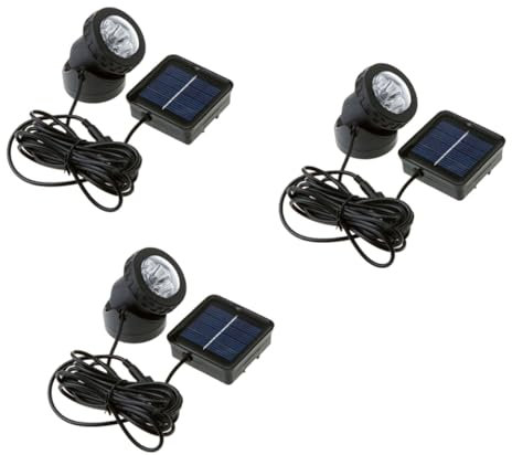 ORFOFE 3 Stücke Solar Schwimm Teich Licht Outdoor Lichter Solar Unterwasser Licht Nacht Licht Aquarium Lampe Abs Material Anhaltende