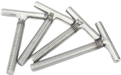 WGX123 304 Edelstahl M4 M5 M6 M8 M10 M12 T-förmige Schweißschrauben Nagelbolzen(M4x45mm 5pcs)