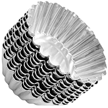Alipis Lot De 40 Moules À Tartelettes Antiadhésifs En Métal Pour Muffins Tartelettes Faciles À Nettoyer
