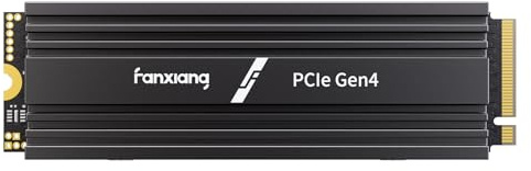 fanxiang SSD Interne 1To M.2 2280 NVMe PCIe 4.0 Gen4 x4, Disque Dur Solide Haute Vitesse Jusqu’à 7300 Mo/s, Stockage Interne pour PC Fixe, Ordinateur Portable, Gaming et Montage vidéo (S880-R)