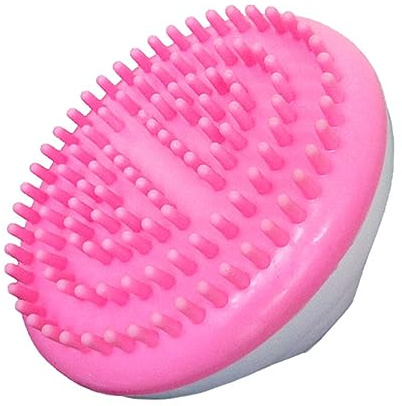 TOVINANNA Anti Cellulite Massagebürste Handschuh Pink Tpr/ABS für Körper Arme Beine Stimuliert Durchblutung Entgiftet Haut Strafft Gewebe