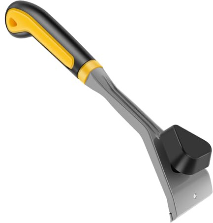 LuLobtg Carbide Paint Scraper Anti-Slip Carbide Scraper with Plastic Handle 60mm Double-Edged Blades Scraper Tool for Paint Varnish Glue Rust Removal
