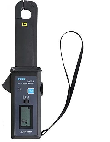 Digital Ammeter DC/AC Current Meter Leakage Clamping 0 MA-60.0A Online AC Current Measuring Meter Current Clamp Automotive Leakage Current Meter ETCR6000B A