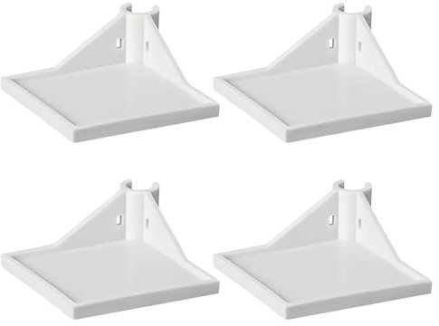 Smloplom Lot de 4 accessoires de tente de culture hydroponique - Pour hygromètre, appareils photo et autres accessoires - Blanc