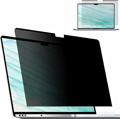 Magnetic Privacy Screen for MacBook Air 13.6/13 Inch (2022-2026, M2, M3, M4, M5), Removable Matte Laptop Privacy Screen Anti Glare Blue Light Filter - Anti-Spy for Mac 13in Protector